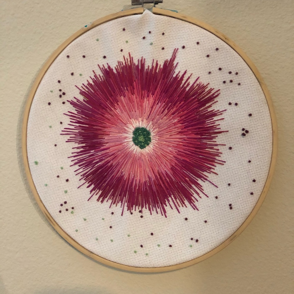 Embroidery flower hoop